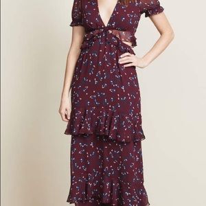 WAYF Lavina Cutout Maxi Dress